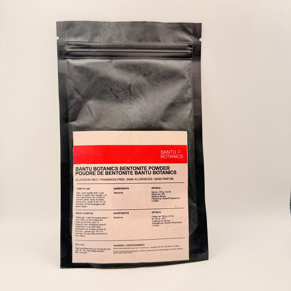 Bantu Botanics Bentonite Clay