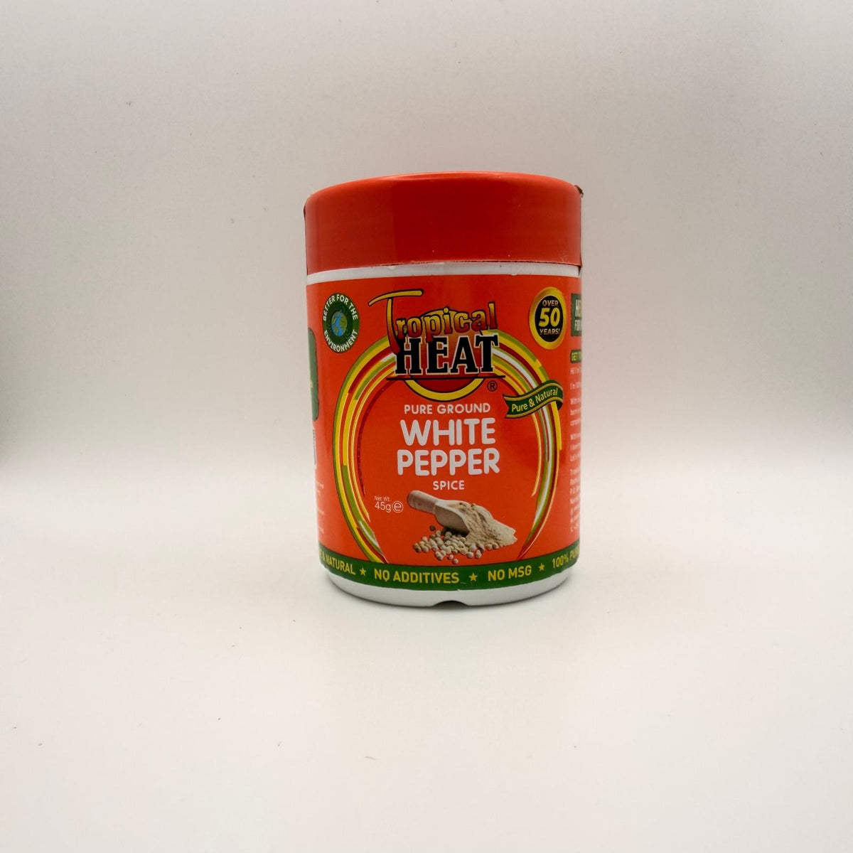 Tropical Heat Ground White Pepper 45g