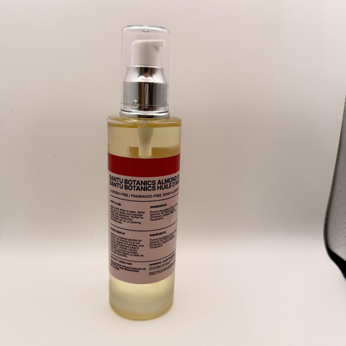 Bantu Botanics Almond Oil