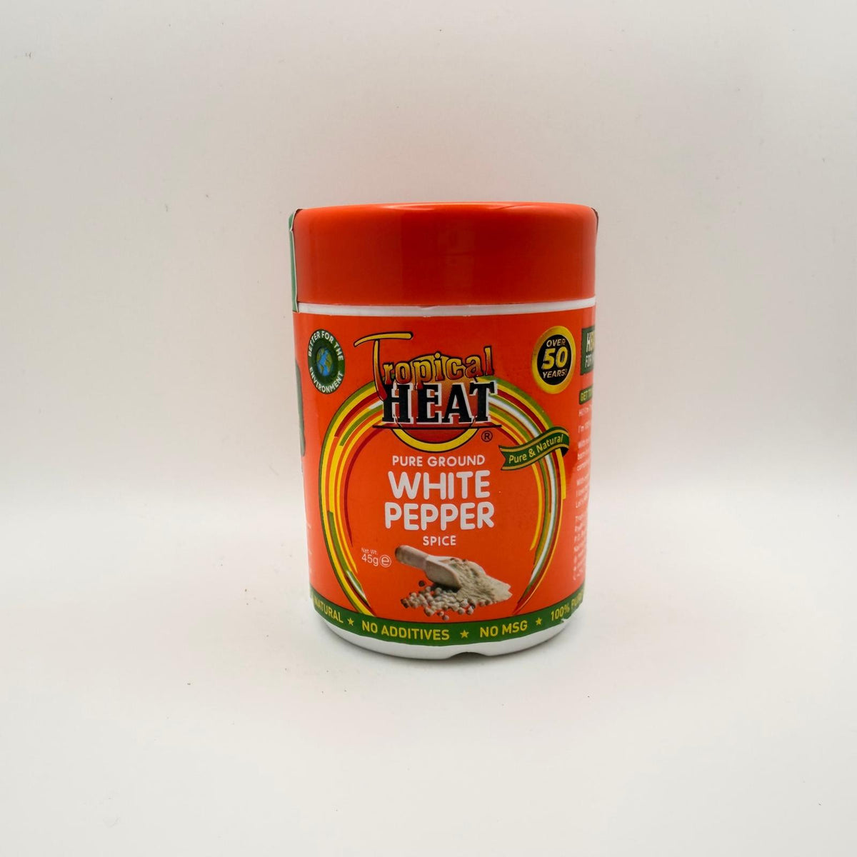 Tropical Heat Ground White Pepper 45g